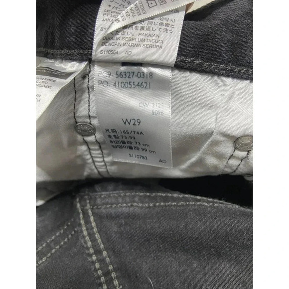 NWT Levi’s 501 Original Black Jean Short-sz 29 - Picture 10 of 11